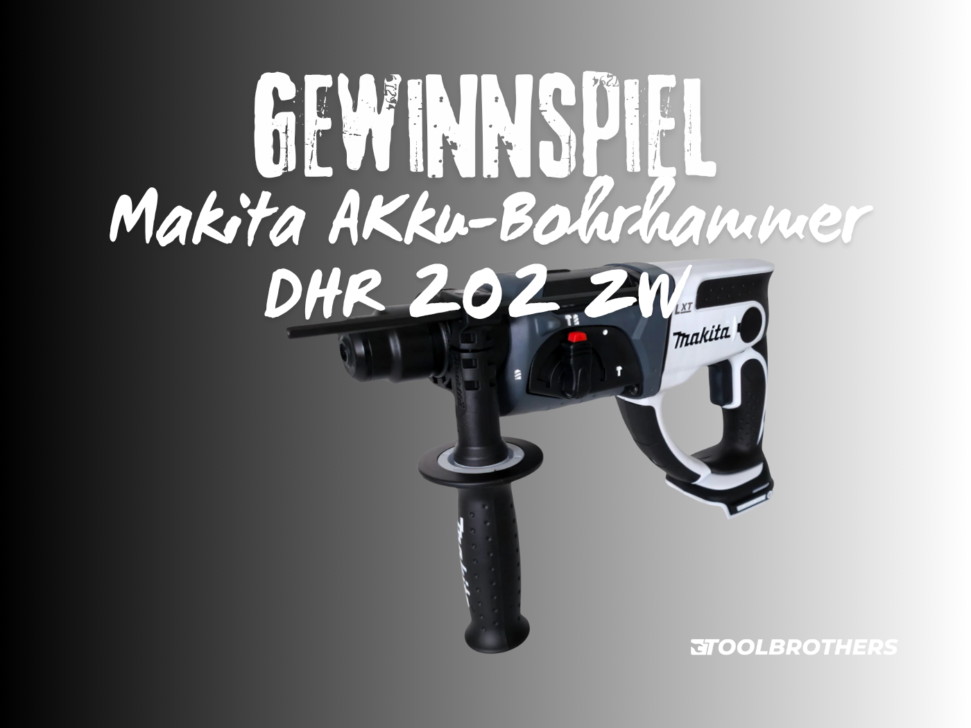 Gewinnspiel: Makita Akku-Bohrhammer DHR 202 in der weißen Sonderedition