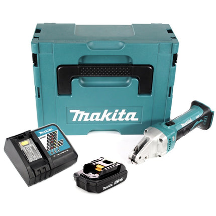 Makita DJS 101 RA1J Akku Blechschere 18 V + 1x Akku 2,0 Ah + Ladegerät + Makpac - Toolbrothers