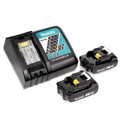 Makita DRT 50 RAJ X2 Akku Multifunktionsfräse 18 V Brushless + 2x Akku 2,0 + Ladegerät + Fräsmodule + Makpac - Toolbrothers