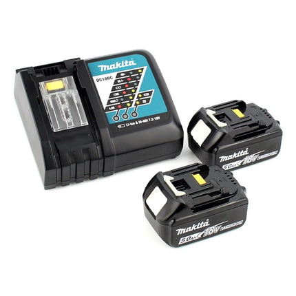 Makita DCL 182 RT Akku Staubsauger 18 V + 2x Akku 5,0 Ah + Ladegerät - Toolbrothers