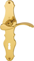 HOPPE set di rosette lunghe Weimar M112SLN/2007 ottone F73 ( 3000253093 )