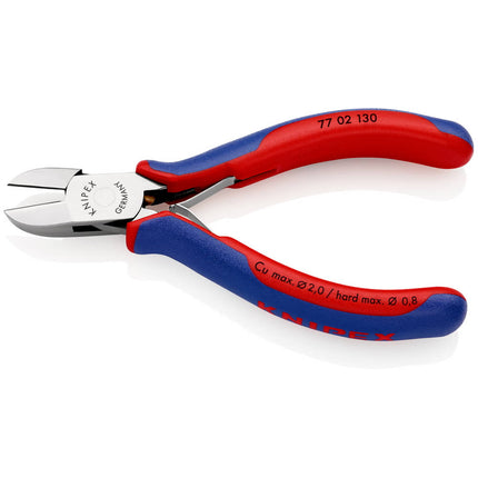 Frese diagonali KNIPEX Electronics lunghezza 130 mm forma 0 ( 4000794259 )