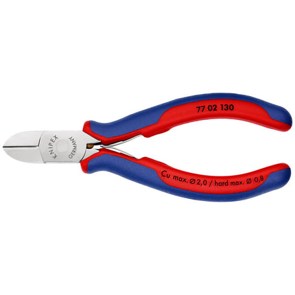 Frese diagonali KNIPEX Electronics lunghezza 130 mm forma 0 ( 4000794259 )