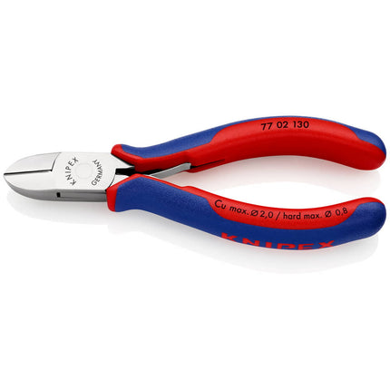 Frese diagonali KNIPEX Electronics lunghezza 130 mm forma 0 ( 4000794259 )