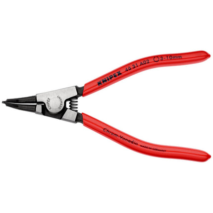 KNIPEX Pinze per anelli di sicurezza A 02 per alberi Ø 3 - 10 mm ( 4000810036 )