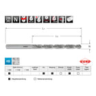 Trapano RUKO DIN 340 tipo N Ø nominale 8 mm ( 4000600989 )