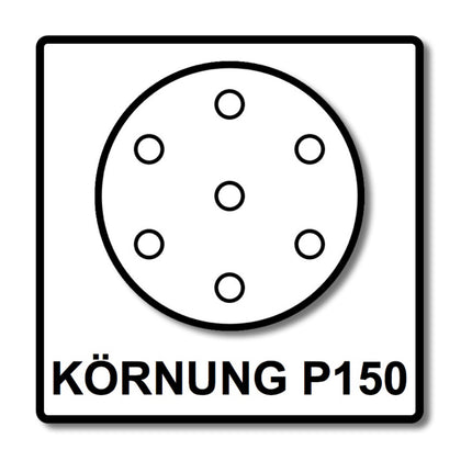 Festool STF D150/48 Rubin 2 RU2/50 Schleifscheiben, P150, 150 mm / 50 Stk. ( 575191 ) - Toolbrothers