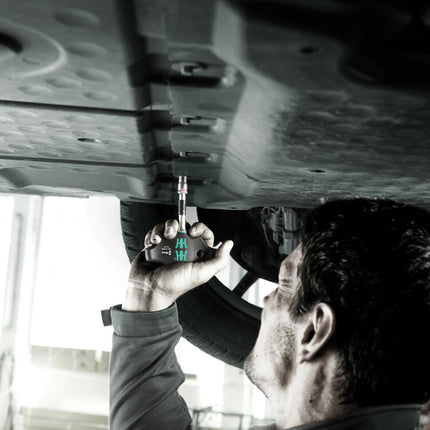 WERA Cricchetto reversibile a leva 411 A RA Impugnatura a croce 1/4 ″ Denti 80 ( 4000822452 )