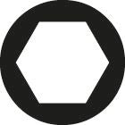 GEDORE bussola 20 L 1/4 ″ esagonale, lunga ( 4000824031 )