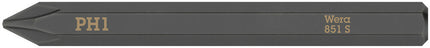 WERA Bit 851 S PH 1 x 70 mm 1/4 ″ PH 1 Lunghezza 70 mm ( 4000827257 )