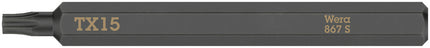 WERA Bit 867 S TORX 15 x 70 mm 1/4 ″ TORX 15 Lunghezza 70 mm ( 4000827263 )