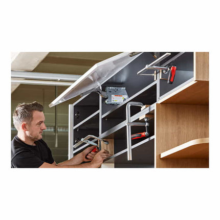 BESSEY morsetto a vite interamente in acciaio GZ-KG Larghezza di serraggio 250 mm Sporgenza 120 mm ( 4000831651 )