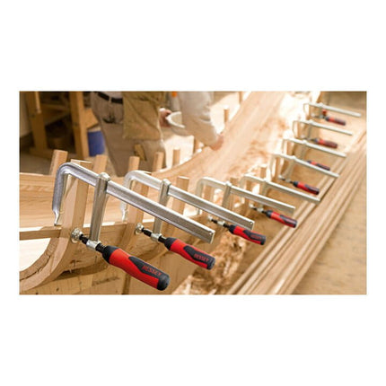 BESSEY morsetto a vite interamente in acciaio GZ-2K Larghezza di serraggio 160 mm Sporgenza 80 mm ( 4000831780 )