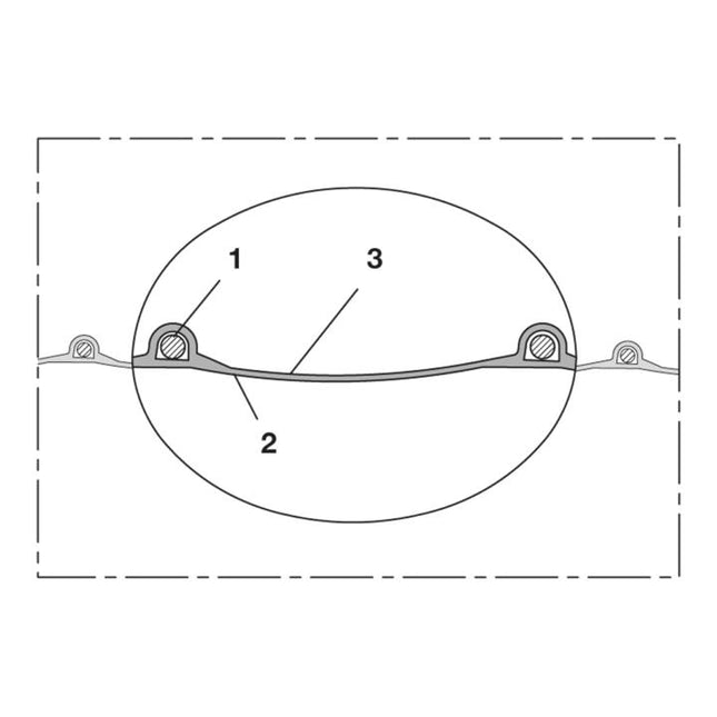 NORRES PROTAPE(R) TPE 320 Tubo flessibile per aspirazione e soffiaggio 50-51 mm 58,00 mm ( 4501402166 )