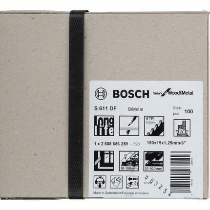 BOSCH Lama per sega circolare S 611 DF Lunghezza 150 mm Larghezza 19 mm ( 8000343747 )