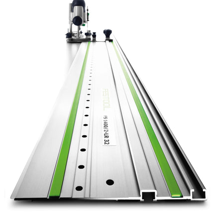 Festool FS 1400/2-LR 32 Führungsschiene ( 496939 ) für Handkreissägen, Oberfräsen mit Adapter, Stichsägen mit Adapter, DSC-AG 125, DSC-AG 230