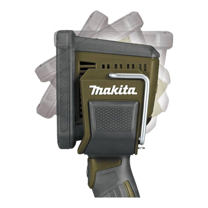 Makita DML 812 G1 lampada portatile a batteria 18 V 1250 lm LED verde oliva outdoor adventure special edition + 1x batteria ricaricabile 6,0 Ah - senza caricabatterie