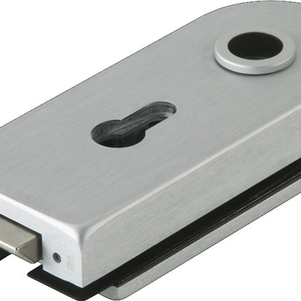 Serratura per porte in vetro DORMA-GLAS STUDIO Rondo metallo chiaro anodizzato argento ( 3000254471 )