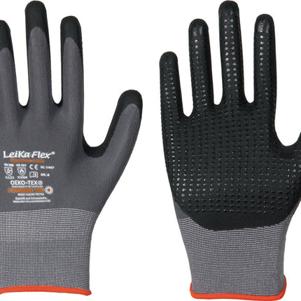 LEIPOLD Handschuhe LeiKaFlex 1467 Größe 10 grau ( 4000391421 )