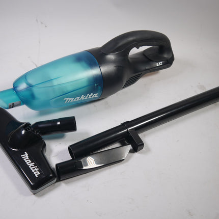 leicht gebraucht Makita DCL 180 ZB 18VStaubsauger schwarz Solo Zubehoer 1 - toolbrothers