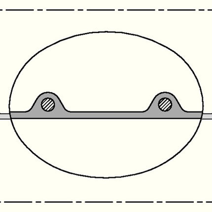 NORRES AIRDUC(R) PUR 351 Tubo di aspirazione e mandata per alimenti Ø interno 114-115 mm Ø esterno 124,00 mm ( 4501404682 )