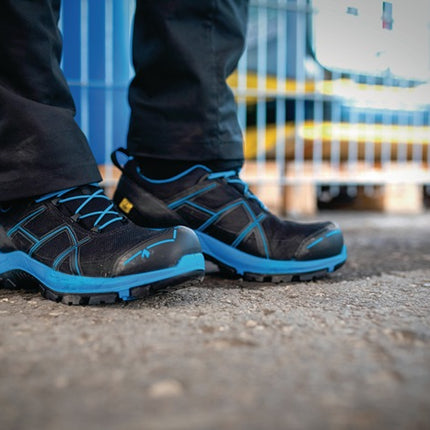 HAIX scarpa di sicurezza BE Safety 40.1 bassa dimensione 9.5 (44) nero / blu ( 4721000010 )