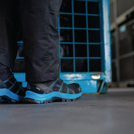 HAIX stivali di sicurezza BE Safety 40.1 Mid taglia 10.5 (45.5) nero/blu ( 4721000044 )