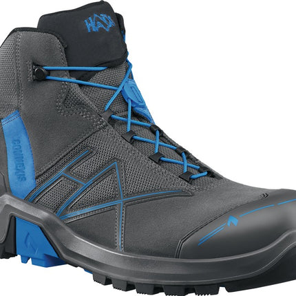 HAIX Sicherheitsstiefel Connexis® GTX mid Größe 9,5 (44) grau/blau ( 4721000534 )