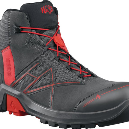 HAIX stivali di sicurezza Connexis(R) GTX mid taglia 9 (43) grigio/rosso ( 4721000573 )