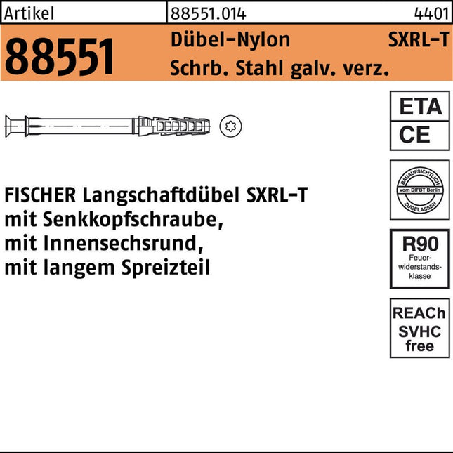FISCHER Langschaftduebel SXRL Bohrer D 10mm Duebel L 100 mm 8000238430  1 - toolbrothers