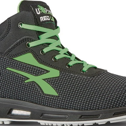U.POWER stivali di sicurezza RedLion HARD taglia 43 nero/verde ( 8000419914 )