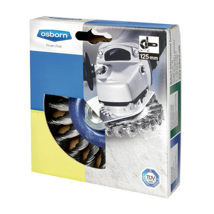 Spazzola rotonda OSBORN Ø 100 mm spessore del filo 0,5 mm ( 8000427670 )