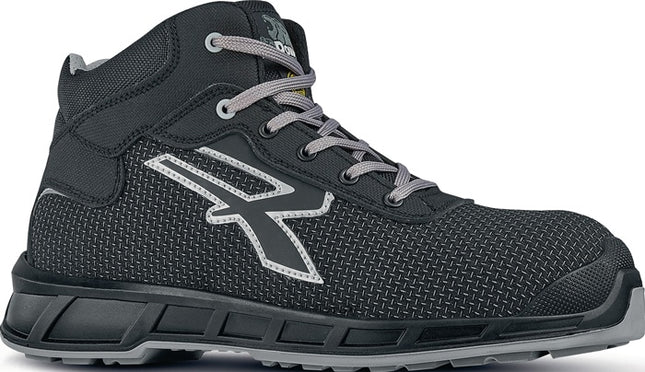 U.POWER stivali di sicurezza Morrison taglia 45 nero-grigio ( 8000489035 )