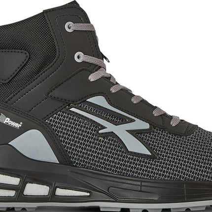 U.POWER stivali di sicurezza Fantom taglia 43 nero-grigio ( 8000490013 )