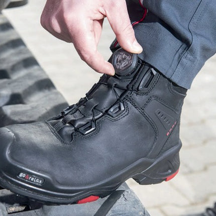 BAAK Sicherheitsstiefel Braxton Größe 45 schwarz/rot ( 8000600321 )