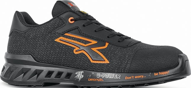 U.POWER scarpa di sicurezza BRUCE taglia 40 nero/arancio ( 8002410991 )