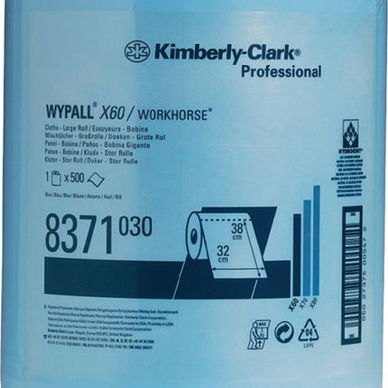 WYPALL Panno di pulizia WYPALL X60 8371 L380xL315 circa mm ( 9000469133 )