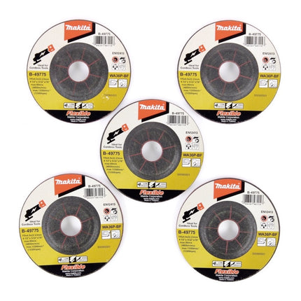 Makita DGA 452 SM1 Akku Winkelschleifer 18 V 115mm + 1x Akku 4,0Ah + Ladegerät + 5x Schleifscheibe - Toolbrothers