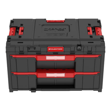 Toolbrothers RHINO XXl Cassetto 2 ECO con due cassetti + divisori 29 L IP66