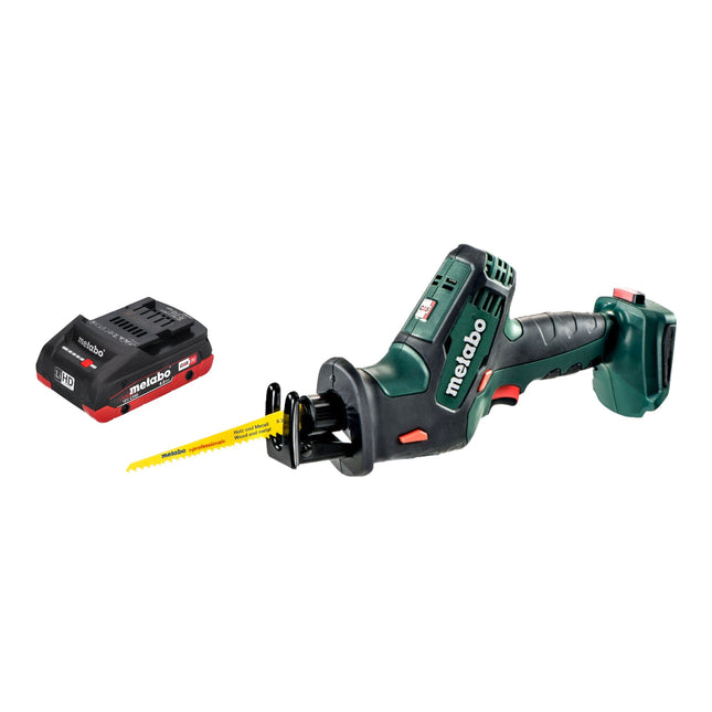 Metabo SSE 18 LTX Sega alternativa compatta a batteria 18 V 13 mm + 1x batteria LiHD 4,0 Ah - senza caricabatterie