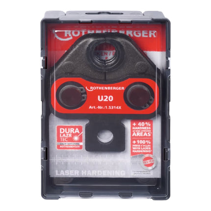 Ganascia di pressatura Rothenberger Standard U20 Larghezza nominale 20 mm ( 015314X )