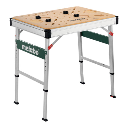 Tavolo multifunzione Metabo MWB 100 ( 626991000 ) banco da lavoro mobile robusto piano in MDF