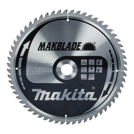 Lama circolare Makita MAKBLADE 305 x 30 x 2,3 mm 60 denti ( B-32817 ) per legno