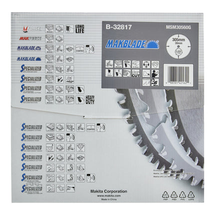 Lama circolare Makita MAKBLADE 305 x 30 x 2,3 mm 60 denti ( B-32817 ) per legno