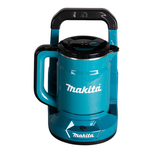 Bollitore a batteria Makita DKT 360 PF2 36 V ( 2x 18 V ) 0,8 L + 2x batteria ricaricabile 3,0 Ah + doppio caricabatterie