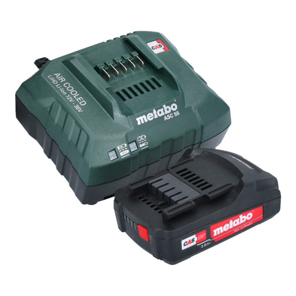 Metabo ST 18 LT 130 BL seghetto alternativo a batteria 18 V 130 mm brushless + 1x batteria 2,0 Ah + caricabatterie + metabox