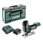 Metabo ST 18 LT 130 BL seghetto alternativo a batteria 18 V 130 mm brushless + 1x batteria 4,0 Ah + caricabatterie + metabox