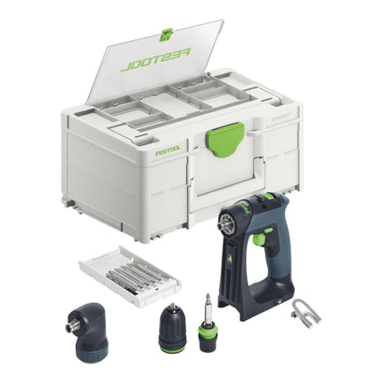 Festool CXS 18-Basic-Set trapano avvitatore a batteria 18 V 40 Nm brushless + 1x batteria ricaricabile 5,0 Ah + caricatore rapido + systainer