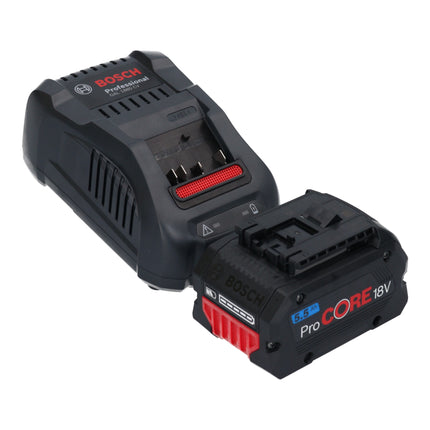 Bosch GAS 18V-12 MC Aspiratore professionale a batteria BITURBO Brushless + 1x batteria ProCore 5,5 Ah + caricatore rapido + accessori