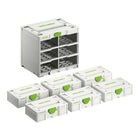 Festool Rack SYS3-RK/6 M 337-Set Systainer³ 6 pz. ( 577816 ) per tutte le varianti di Systainer³ S 76